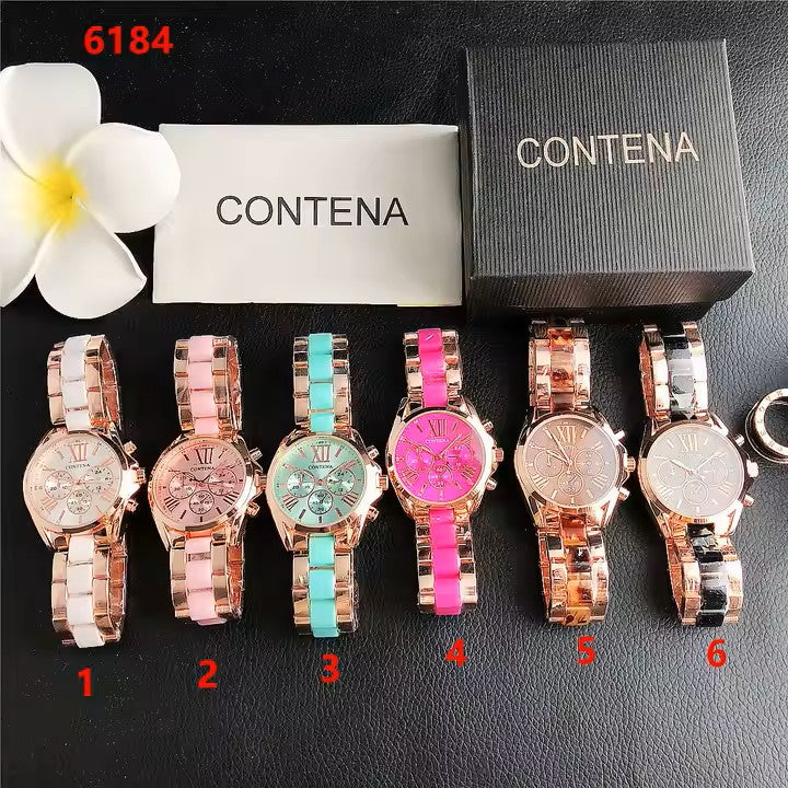 Multi color Fashion New Business Watch Simple and Ladies Watch Luxury Fashion Quartz Watch