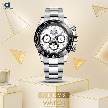 OLEVS 6654 New Design  Watch Modern Stainless Steel Luminous Automatic Business Watch For Men's