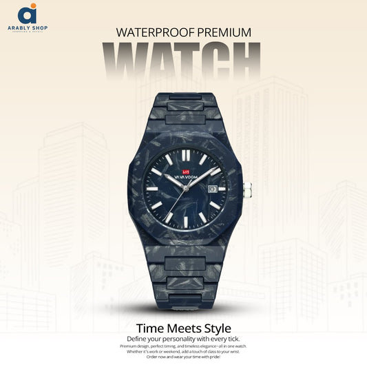 VA VA VOOM Premium Luxury Men's Wristwatch High Quality Quartz Waterproof