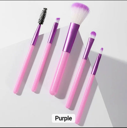 Travel makeup Brush set 5 pcs popular eye shadow beauty mini makeup tools cosmetics set