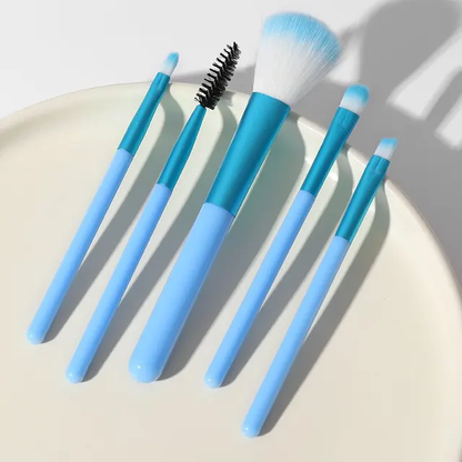 Travel makeup Brush set 5 pcs popular eye shadow beauty mini makeup tools cosmetics set